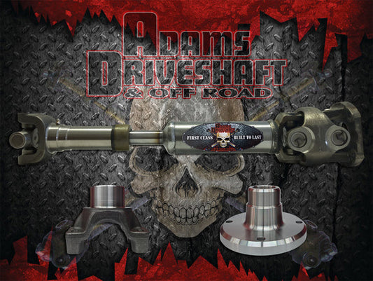 JK Rear 1350 CV Greaseable 2 Door Adams Driveshaft-1