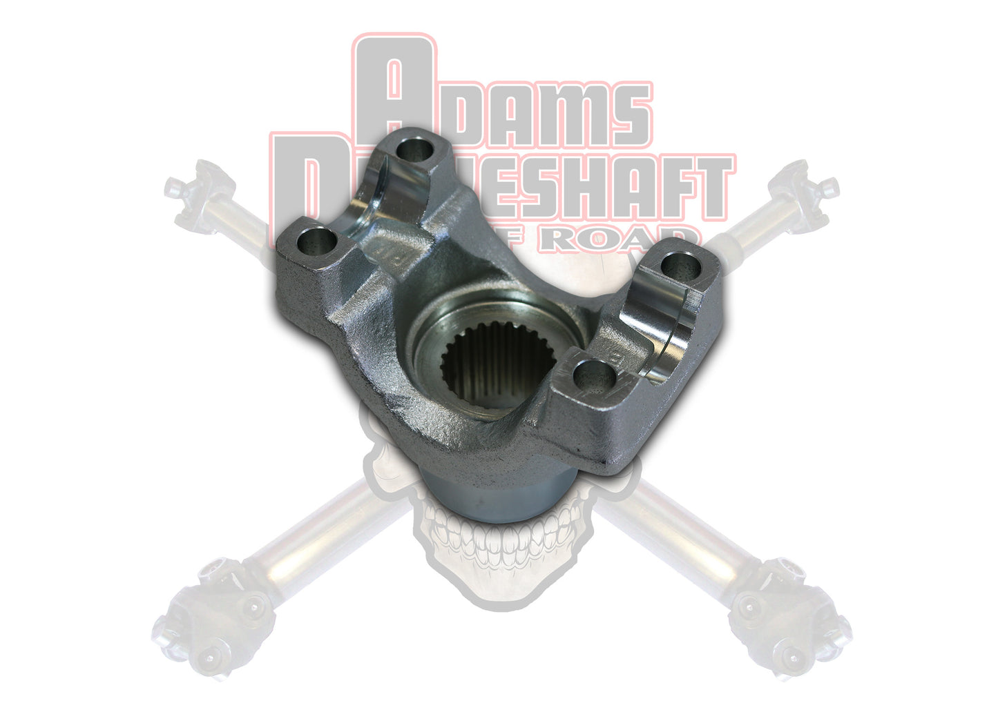 Forged Jeep JL Sport Rear 1350 Series Pinion Yoke U-Bolt Style With An M200 Differential Adams Driveshaft