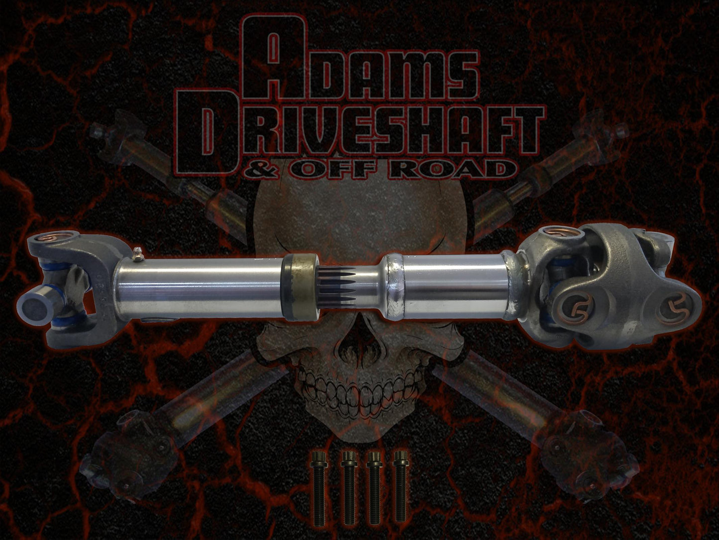 YJ Rear 1310 CV 1994 - 1995 Extreme Duty Series Adams Driveshaft