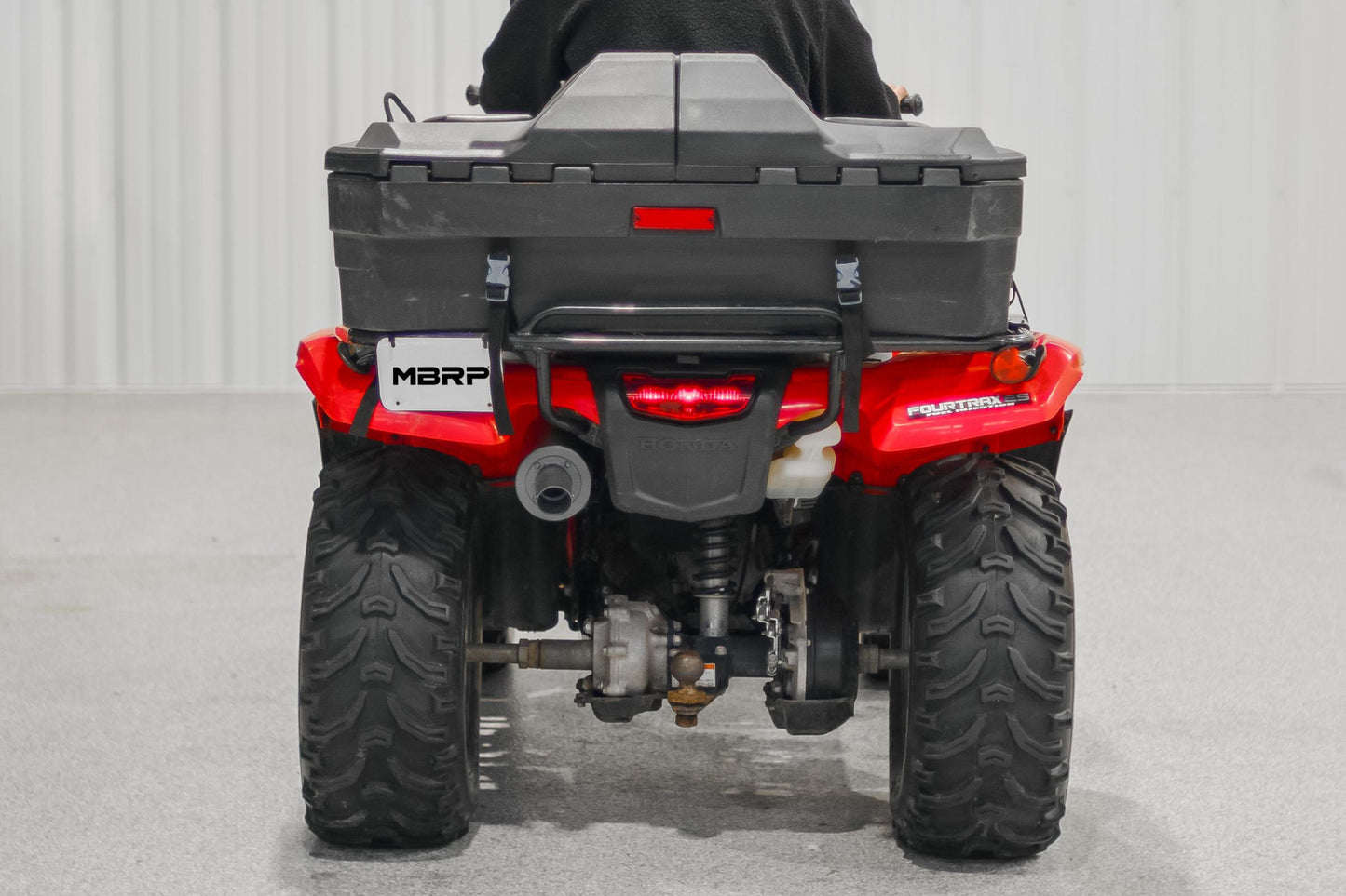 07-13 Honda Forman/ Rancher 420, 14 Honda Rancher AT420 12-13 Honda Forman/ Rancher 500 1.75 Inch Single Slip-On System with Sport Muffler Sport Series MBRP-1
