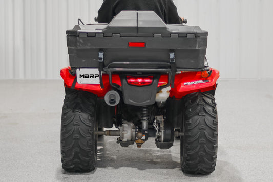 07-13 Honda Forman/ Rancher 420, 14 Honda Rancher AT420 12-13 Honda Forman/ Rancher 500 1.75 Inch Single Slip-On System with Sport Muffler Sport Series MBRP-1