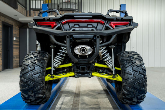 2020-Up Polaris Sportsman XP 1000S and Scrambler XP 1000 Sport Series Oval Slip-On Muffler with 3 Inch Tip MBRP-1