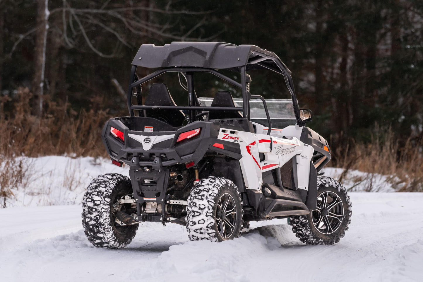 14-22 CFMOTO ZFORCE 800 (Z8/ Z8EX/ 800/ 800EX) 5 Inch Single Slip-on Muffler Assembly Performance Series MBRP-4