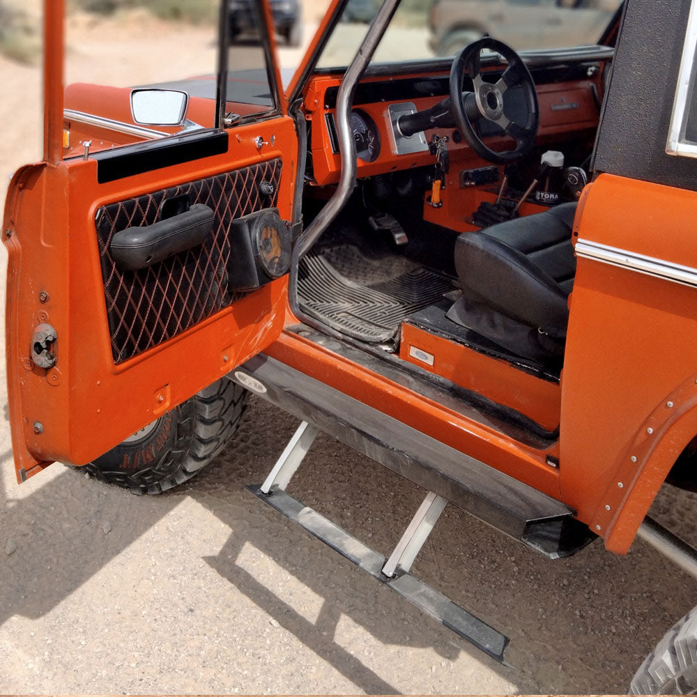 Ford Bronco 1St Generation Step Sliders 2 Boxes Rock Slide Engineering-8