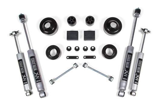 2 Inch Lift Kit Coil Spacer Jeep Wrangler JK 07-11 2-Door BDS Suspension-1