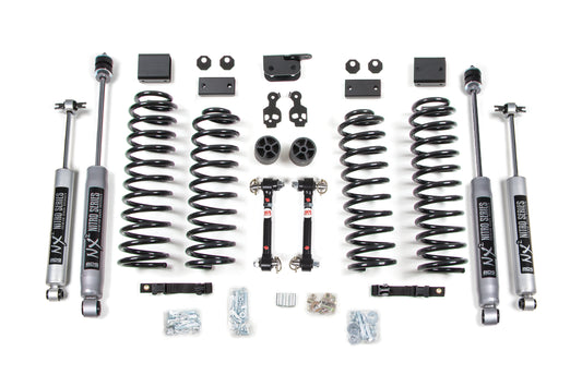 3 Inch Lift Kit Jeep Wrangler JK 07-11 4-Door Fixed Link Sway Bar BDS Suspension-1