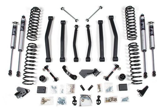 4.5 Inch Lift Kit Jeep Wrangler JK 07-11 4-Door Fixed Sway Bar Link BDS Suspension-1