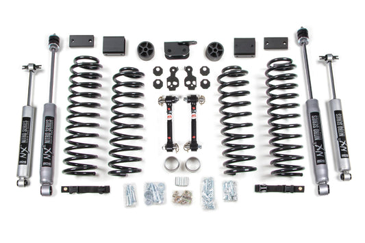 3 Inch Lift Kit Jeep Wrangler JK 12-18 2-Door Sway Bar Disconnects BDS Suspension-1
