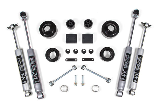 2 Inch Lift Kit Coil Spacer Jeep Wrangler JK 12-18 2-Door BDS Suspension-1