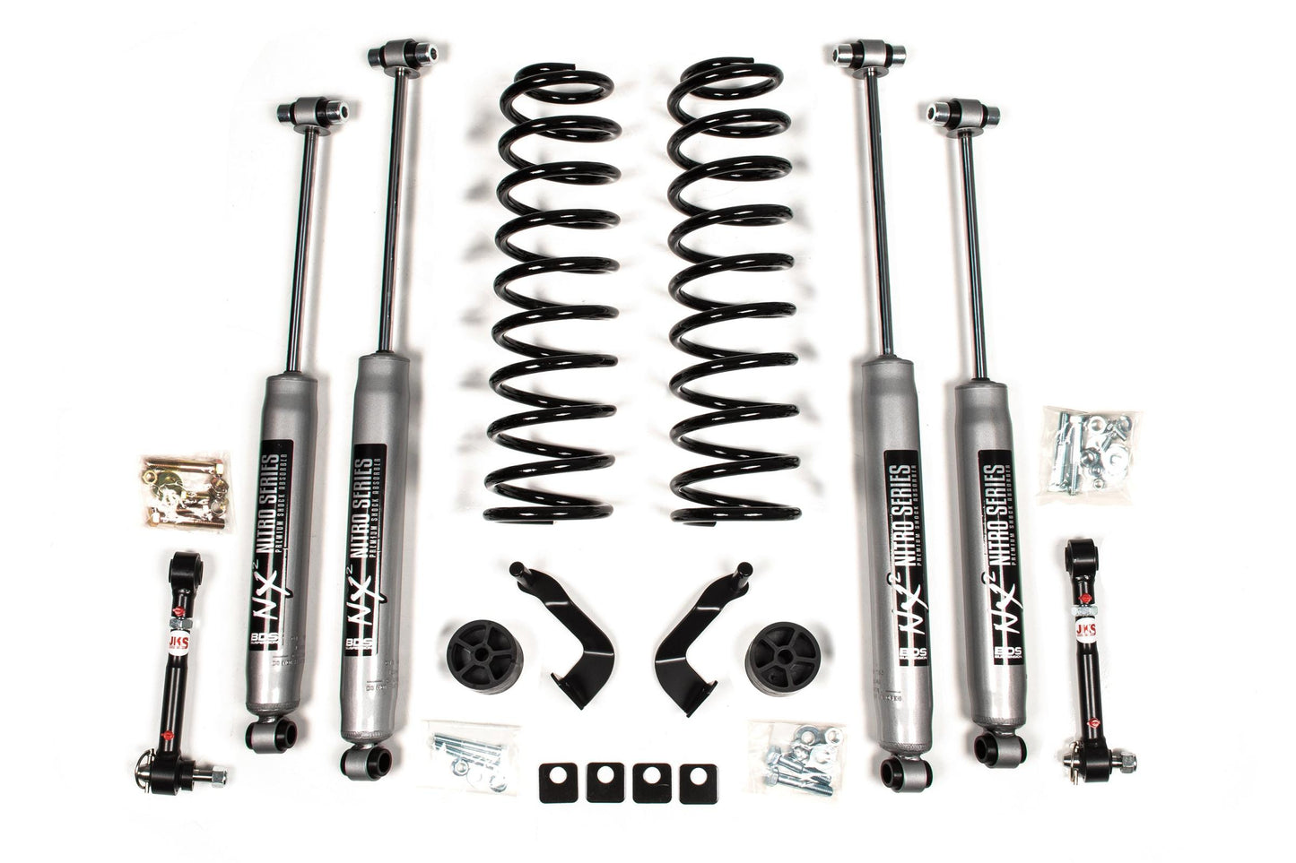2 Inch Leveling Kit Jeep Gladiator JT 20-23 NX2 Nitro Shocks BDS Suspension