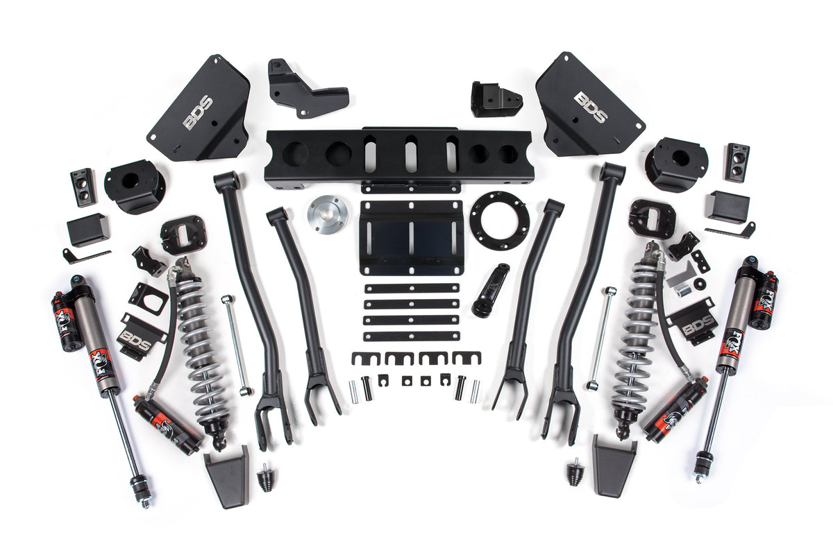 14-18 Ram 2500 4WD 6 Inch 4-Link Lift Kit, 4.5 Inch Rear, Coil Spring, Diesel - Fox 2.5 Performance Elite Series C/O Front, Fox 2.5 Performance Elite Series Rear BDS Suspension