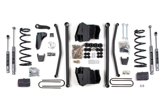 8 Inch Lift Kit Long Arm Dodge Ram 2500/3500 2008 4WD Diesel Manual Block 3.5 Inch Axle Fox 2.0 Performance BDS Suspension-1
