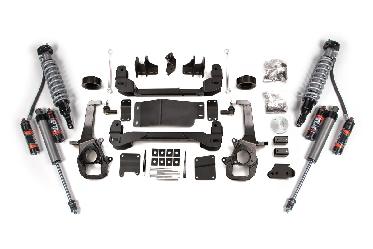 09-11 Ram 1500 4WD 4 Inch Lift Kit, 2 Inch Rear Lift, Spacer - Fox 2.5 Performance Elite Series C/O, Fox 2.0 IFP Performance Series Shocks BDS Suspension