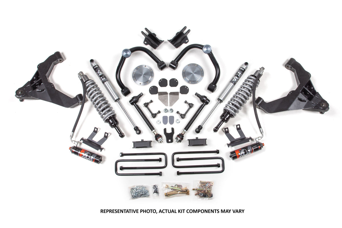 11-19 Chevrolet Silverado 2500HD/3500HD - GMC Sierra 2500HD/3500HD 4WD (Diesel) 3 Inch Coilover Conversion Kit, Stock Rear - Fox 2.5 Performance Elite Series C/O, Fox 2.5 Performance Elite Series Shocks BDS Suspension