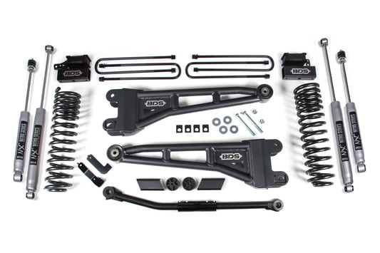 2.5 Inch Lift Kit w/ Radius Arm Ford F450 Super Duty 20-22 4WD Diesel & Gas BDS Suspension-1
