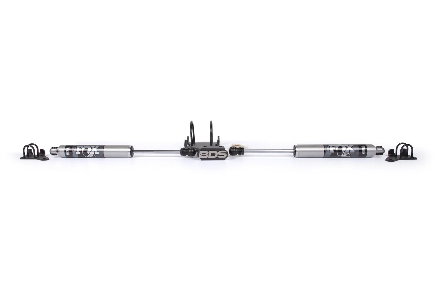 Dual Steering Stabilizer Kit w/ FOX 2.0 Performance Shocks Ford F250/F350 Super Duty 05-24 4WD BDS Suspension