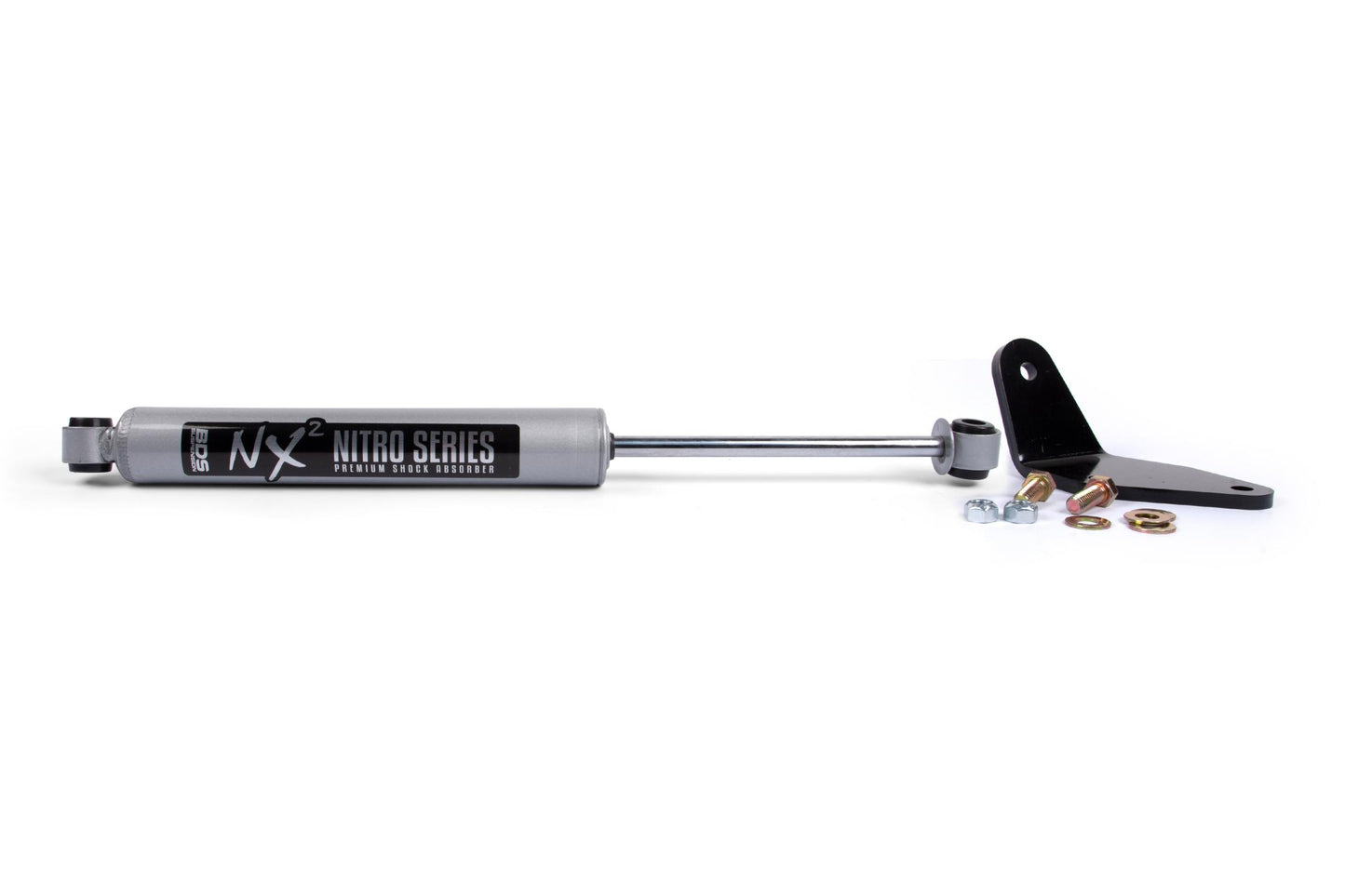 Single Steering Stabilizer Kit w/ NX2 Shock Ford F250/F350 Super Duty 11-16 4WD BDS Suspension