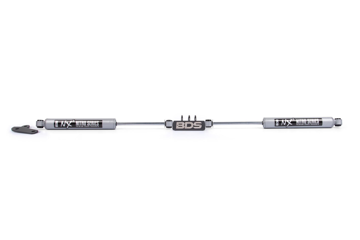 Dual Steering Stabilizer Kit w/ NX2 Shocks Ford F250/F350 Super Duty 99-04 4WD BDS Suspension