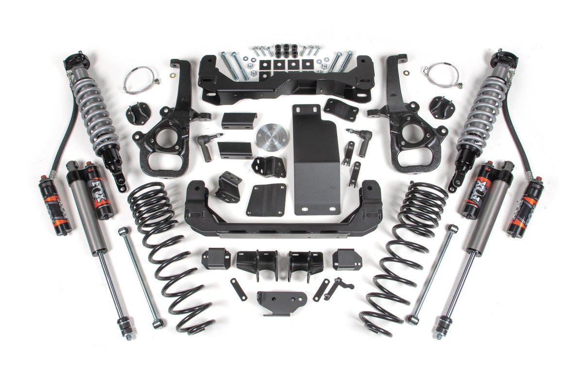 2025-2026 Ram 1500 4WD 6 Inch Lift Kit 5 Inch Rear Coil SpringStandard BoreFox 2.5 PES C/O Front Fox 2.5 PES Rear BDS Suspension