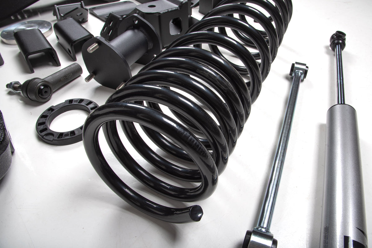 25-26 Ram 1500 4WD 4 Inch Lift Kit 3 Inch Rear Coil Spring - Large Bore - Fox 2.5 Performance Elite Series C/O Front, Fox 2.0 IFP Performance Series Rear BDS Suspension