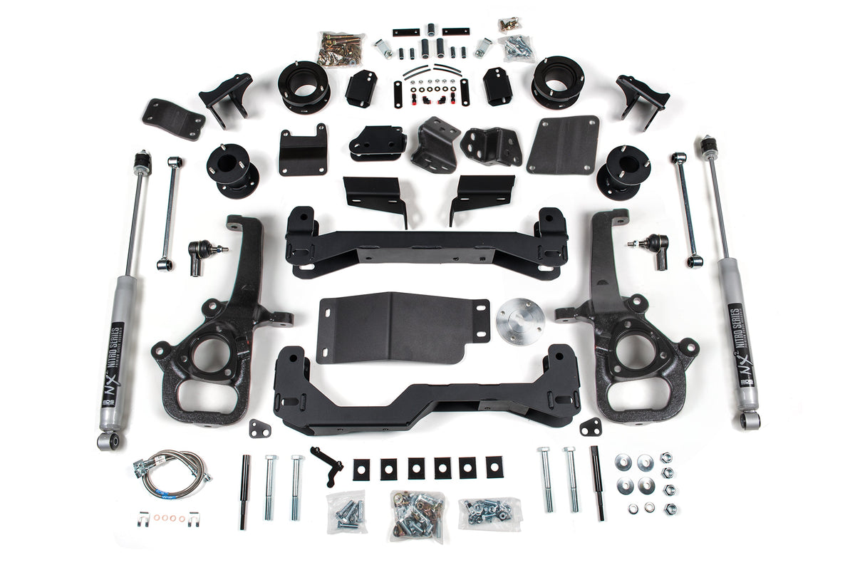 2025-2026 Ram 1500 w/ Air Ride 4wd 4 Inch Lift Kit 3 Inch Rear Lift SpacerStandard BoreStrut Spacer Fox 2.0 IFP PS Shocks BDS Suspension