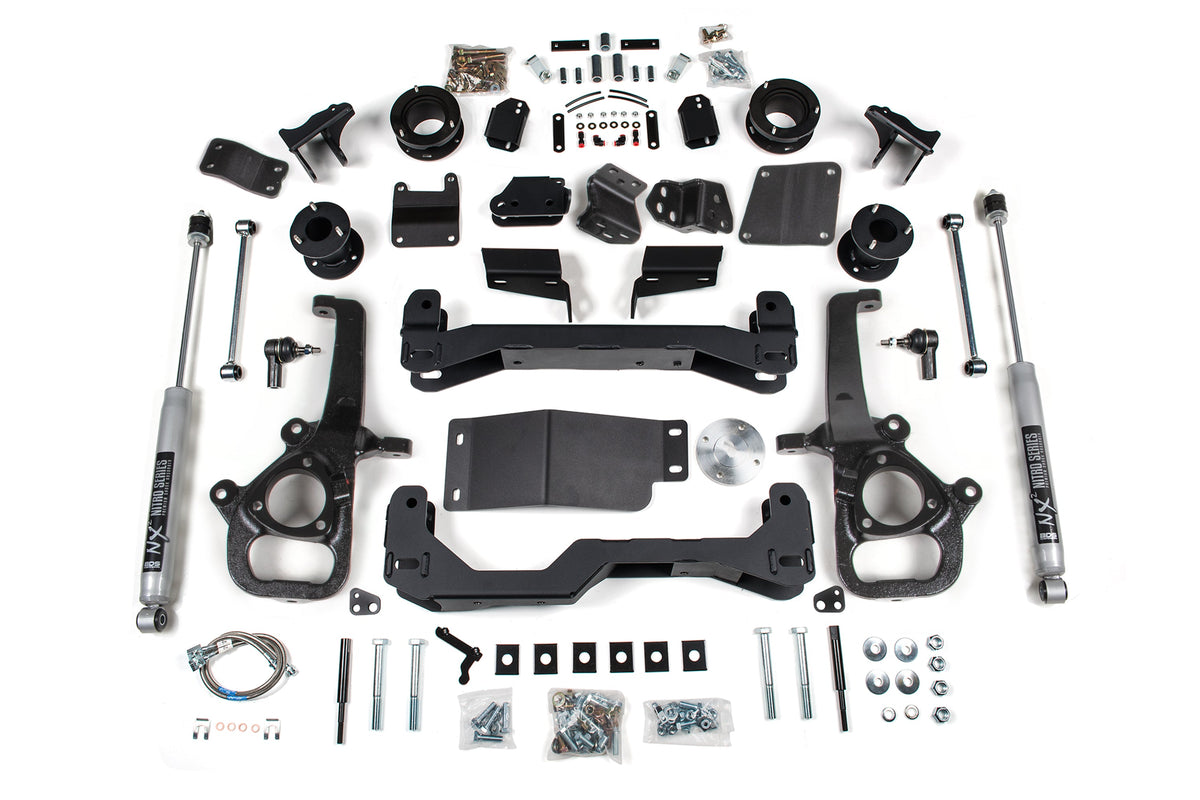 2025-2026 Ram 1500 w/ Air Ride 4wd 4 Inch Lift Kit 3 Inch Rear Lift SpacerLarge BoreStrut Spacer NX2 Shocks BDS Suspension