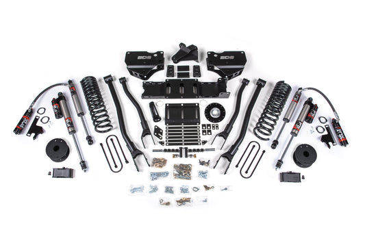 25-26 Ram 3500 (Gas) 4 Inch 4-Link Lift Kit W/ Indexing Ring, 3 Inch Rear Lift, OE Air Bag BDS Suspension-1