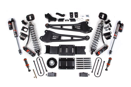 25-26 Ram 3500 (Diesel) 4 Inch Radius Arm Lift Kit W/ Indexing Ring, 2 Inch Rear Lift w/o Overload, Block BDS Suspension-1