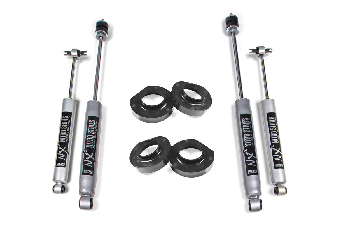 0.75 Inch Lift Kit Jeep Wrangler TJ/LJ 97-06 With NX2 Shocks BDS Suspension