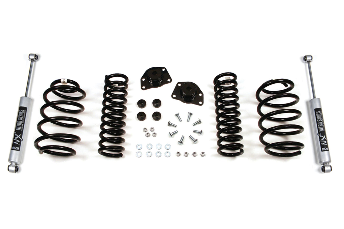 2 Inch Lift Kit Jeep Liberty KJ 02-07 NX2 Nitro Shocks BDS Suspension
