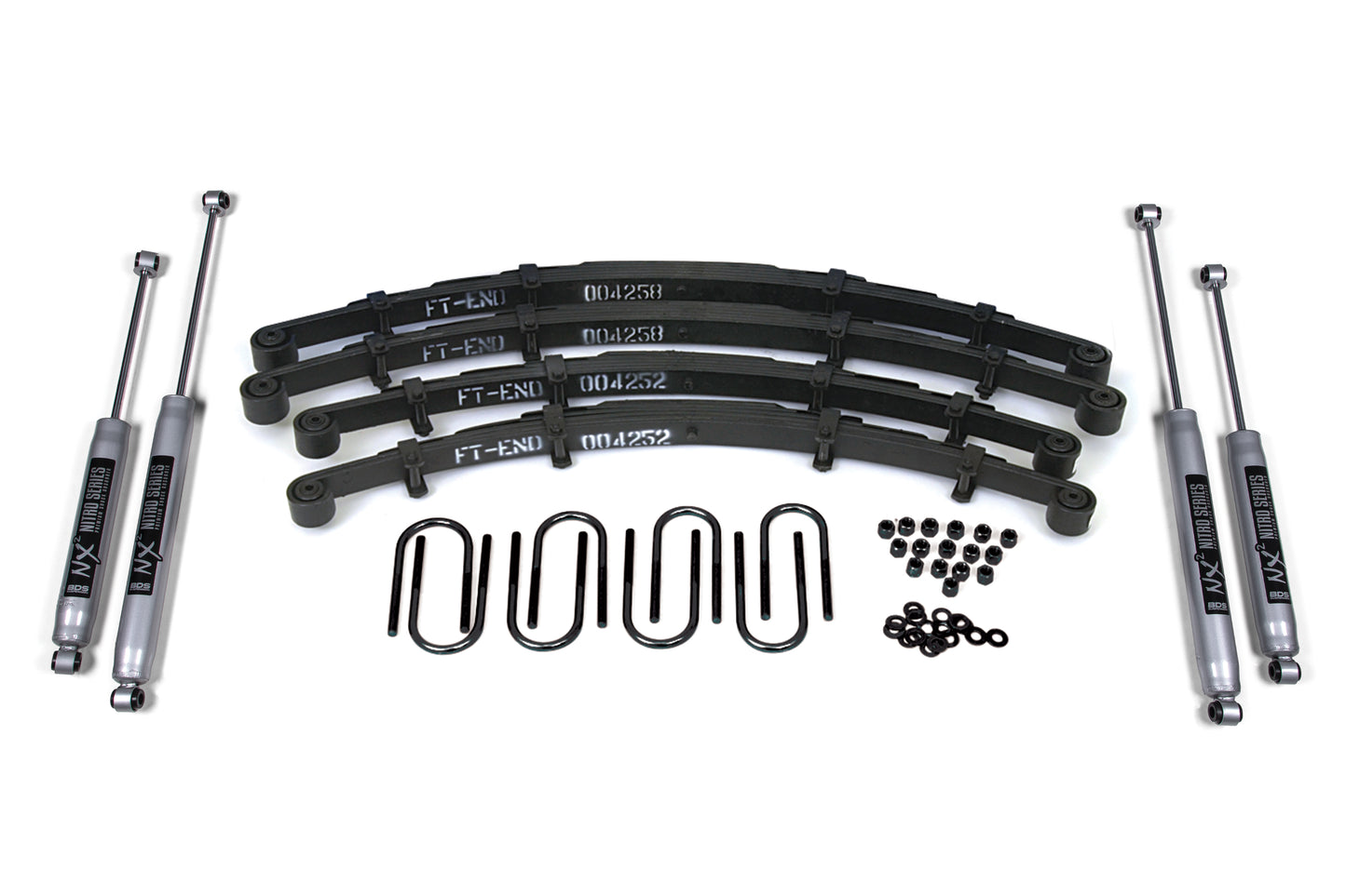 2.5 Inch Lift Kit Jeep CJ5/CJ6 76-81 NX2 Nitro Shocks BDS Suspension