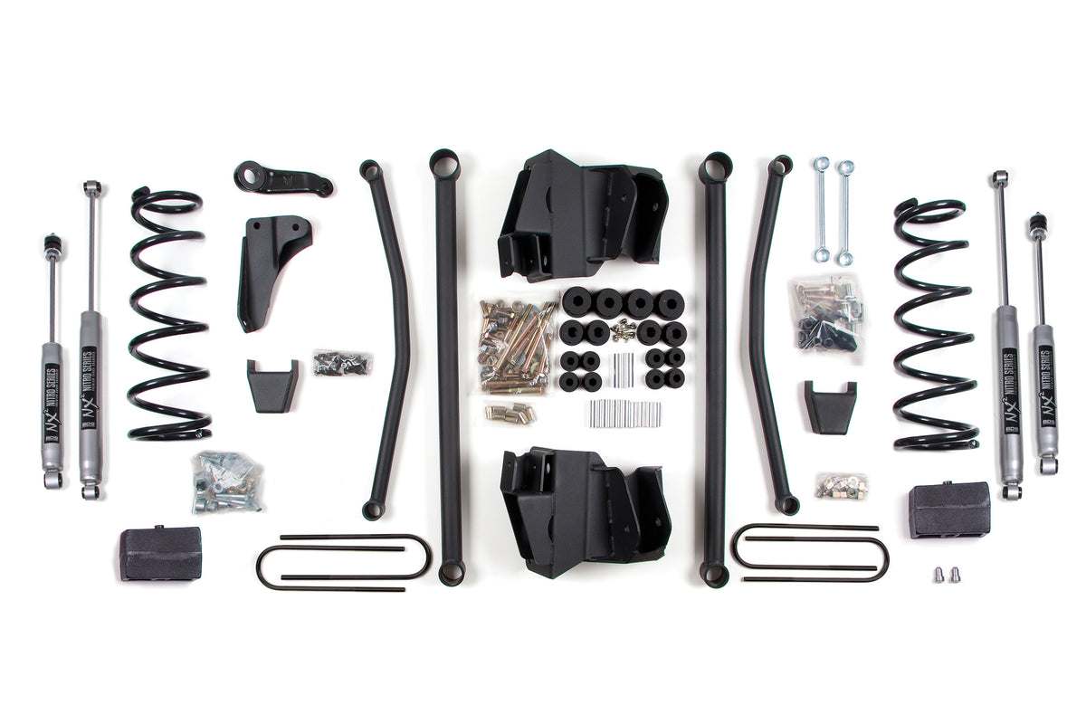 09-13 Dodge Power Wagon 4 Inch Lift Kit Block w/4 Inch Axle - NX2 Nitro Series Shocks BDS Suspension