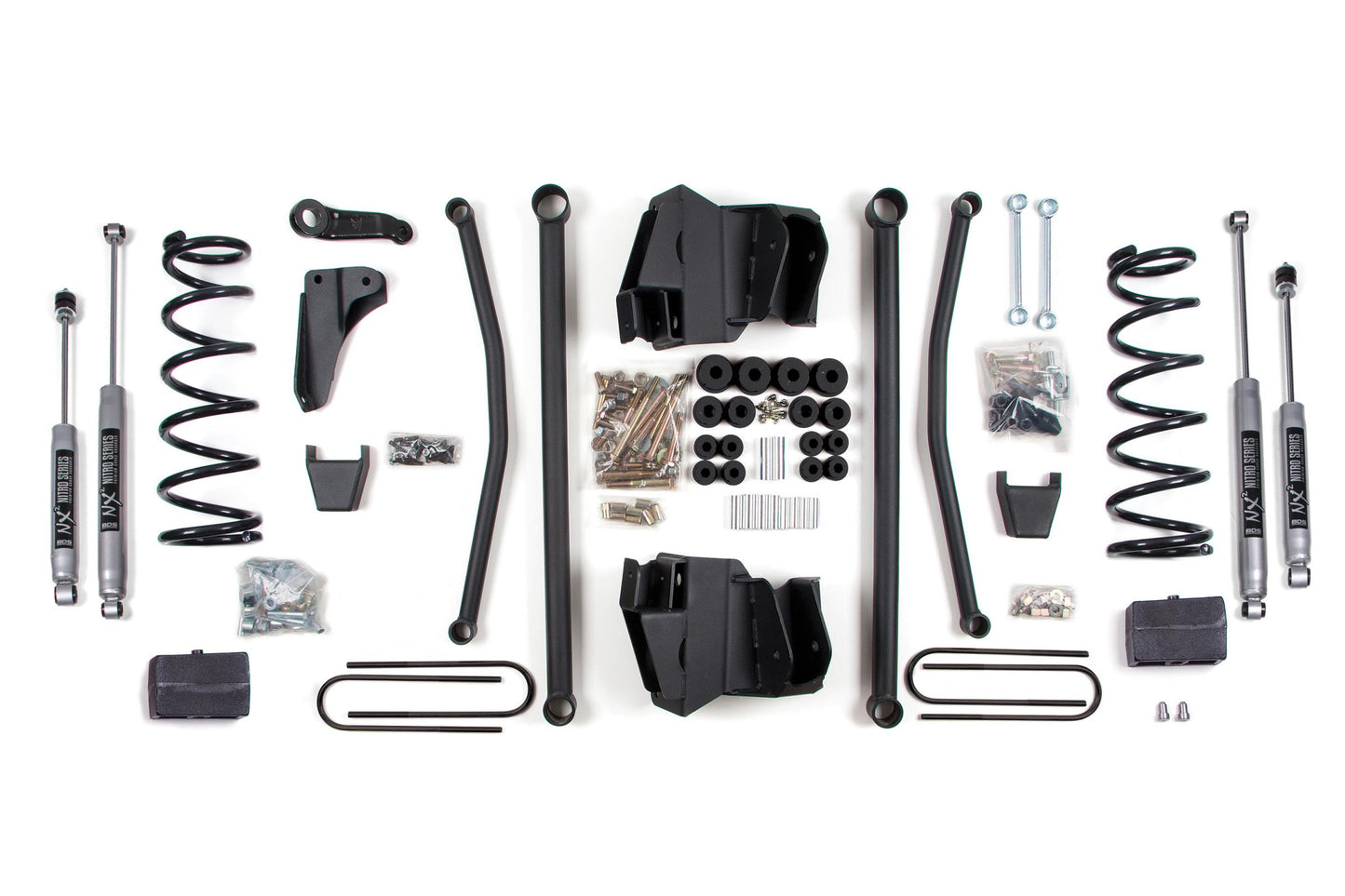 4 Inch Lift Kit Long Arm Dodge Ram 2500 Power Wagon 05-07 4WD Gas Block 4 Inch Axle BDS Suspension-1
