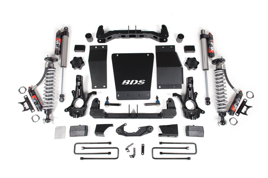 4 Inch Lift Kit FOX 2.5 Performance Elite Block Kit Coil-Over 14-18 Silverado/Sierra 1500 4WD BDS Suspension-1