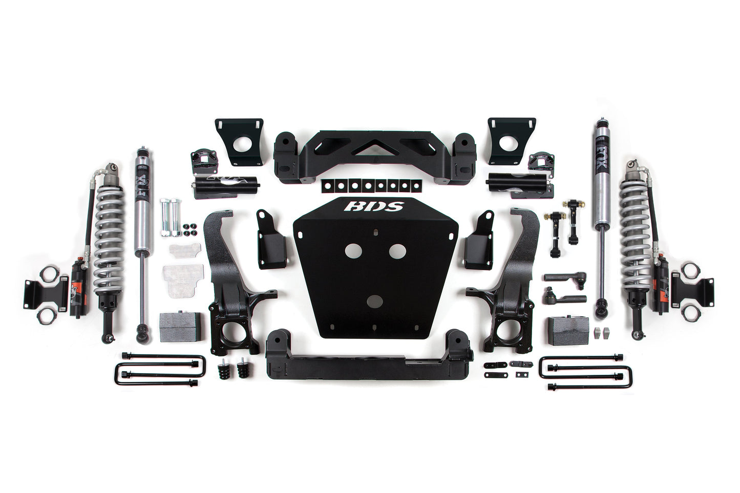 07-15 Toyota Tundra 7 Inch System, 4 Inch Rear Block - Fox 2.5 Performance Elite Series C/O, Fox 2.0 Performance Series Shocks BDS Suspension