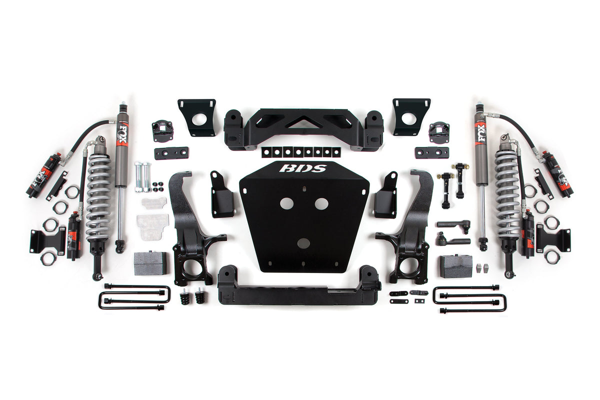 07-15 Toyota Tundra 5 Inch System, 3 Inch Rear Block - Fox 2.5 Performance Elite Series C/O, Fox 2.5 Performance Elite Series Shocks BDS Suspension