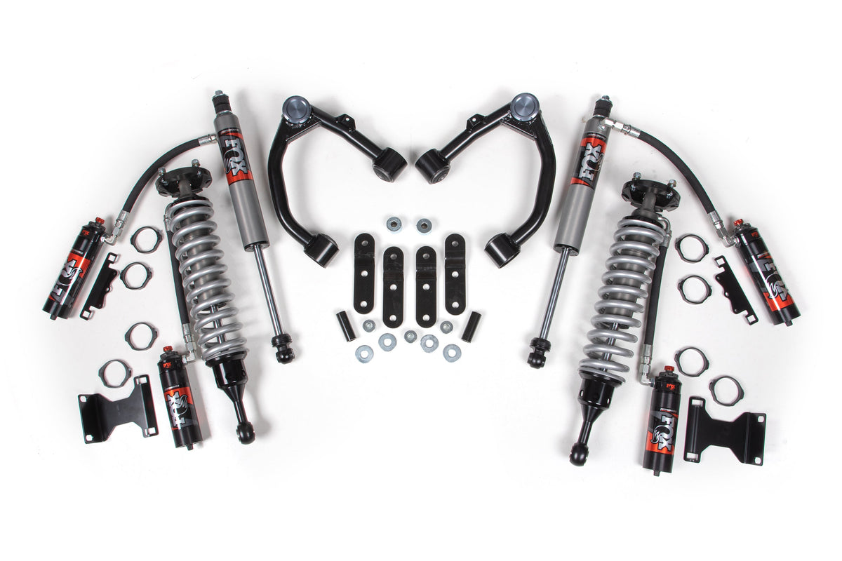 07-21 Toyota Tundra 3 Inch System, 1 Inch Rear Shackle, Fox 2.5 Performance Elite Series C/O, Fox 2.5 Performance Elite Series Shocks BDS Suspension