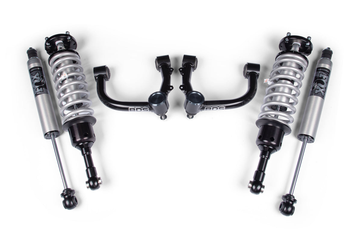 24 Toyota Tacoma 2 Inch Lift Kit, 0 Inch Rear, UCA - Fox 3.0 Factory Race Series C/O Front, Fox 3.0 Factory Race Series Rear Shock BDS Suspension