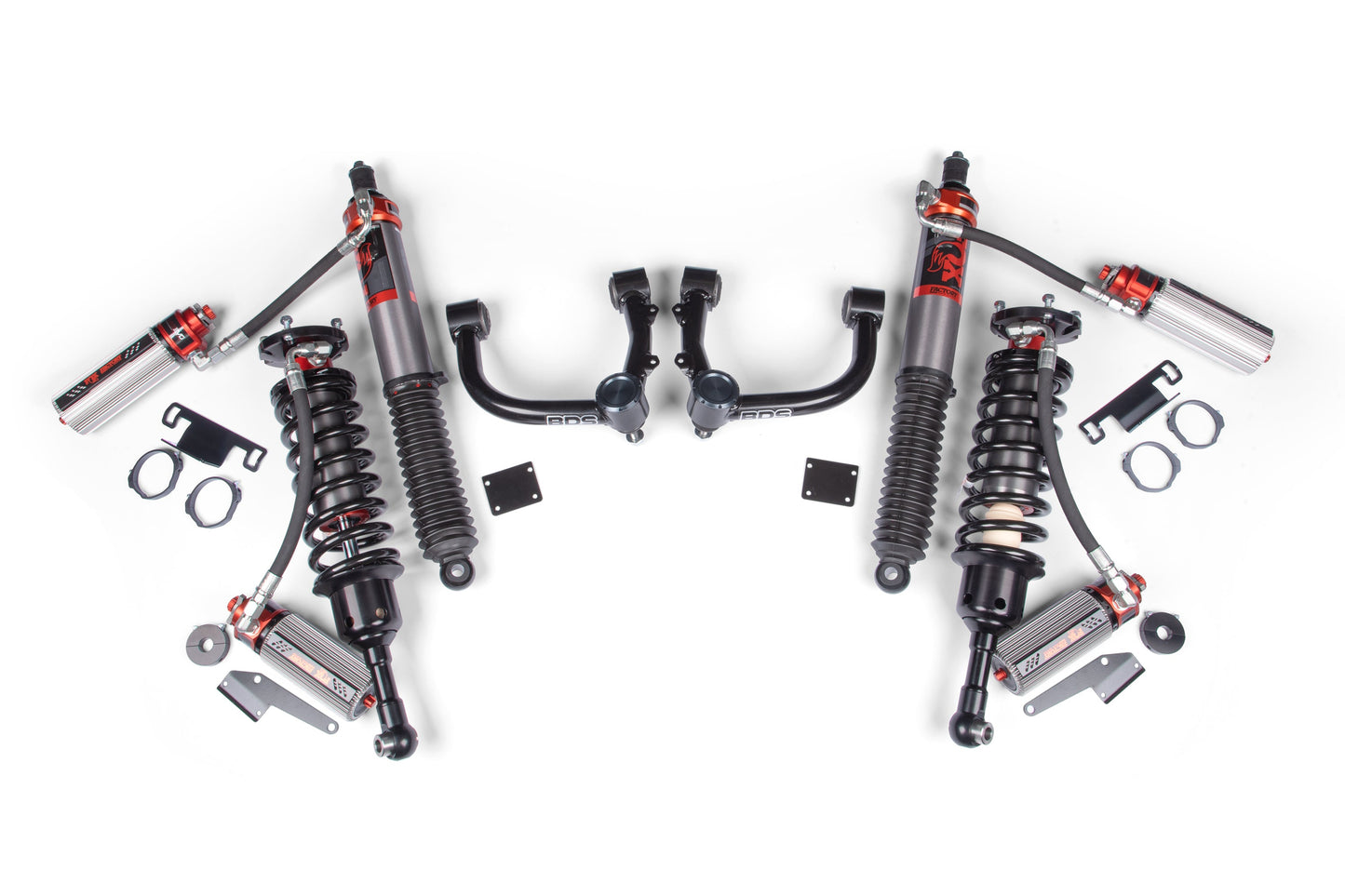24 Toyota Tacoma 2 Inch Lift Kit, 0 Inch Rear, UCA - Fox 2.0 Performance Series C/O Front, Fox 2.0 Performance Series Rear Shock BDS Suspension