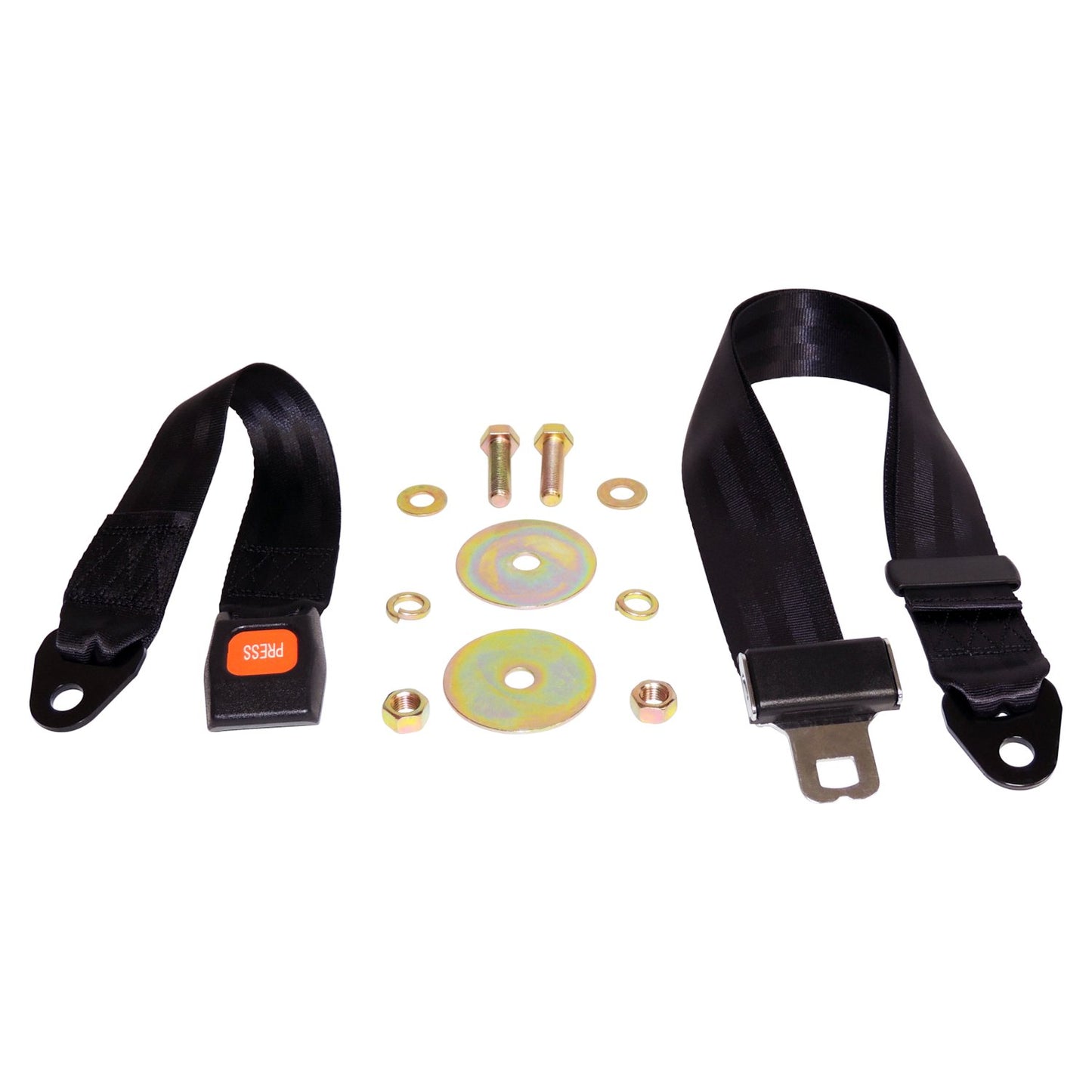 2 Point Non-Retractable Rear Seat Belt for 76-95 CJ-5, CJ-7, CJ-8, YJ Wrangler Crown Automotive