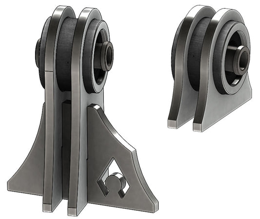 Jeep TJ Weld On UCA Brackets For Low Pro Front Truss Currie JJ Bushings Artec Industries-1