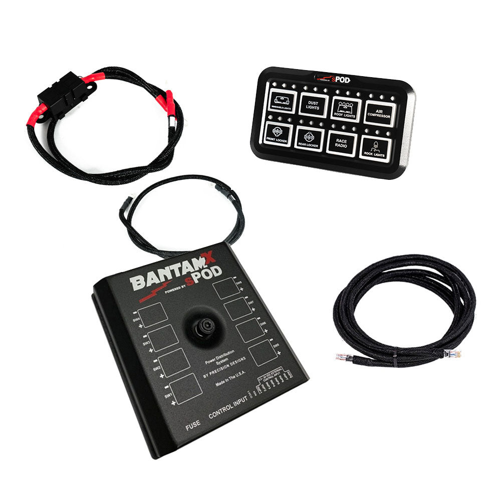 BantamX HD for Uni with 36 Inch battery cables sPOD
