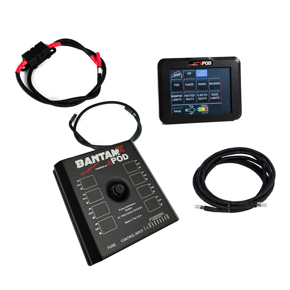 BantamX Touchscreen for Uni with 84 Inch battery cables sPOD-11