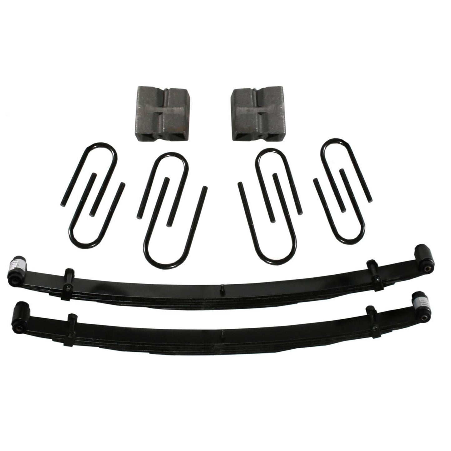 Lift Kit 6 Inch Lift 73-86 Chevrolet K10 Suburban Includes Front Leaf Springs Front/Rear U Bolt Kits Bushing Kit Rear Block Brake Line Brackets Skyjacker