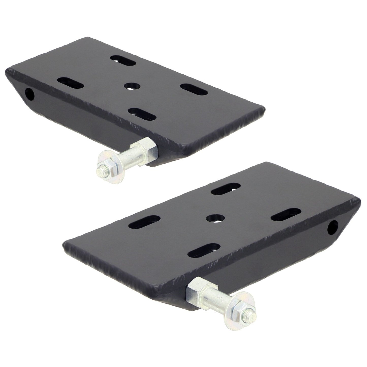 HD Leaf Spring Plates For Use w/2 1/2 Inch Springs 87-95 Wrangler YJ Front Pair RockJock 4x4-1