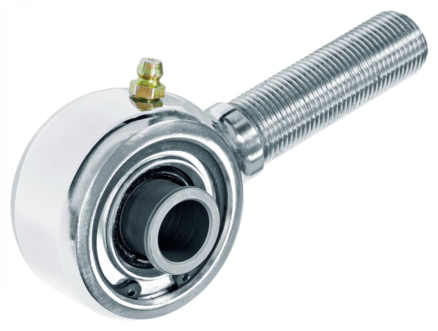 Johnny Joint Rod End 2 Inch Polished Stainless Steel Narrow 3/4 Inch-16 RH Threads 1.800 Inch x .625 Inch Ball RockJock 4x4