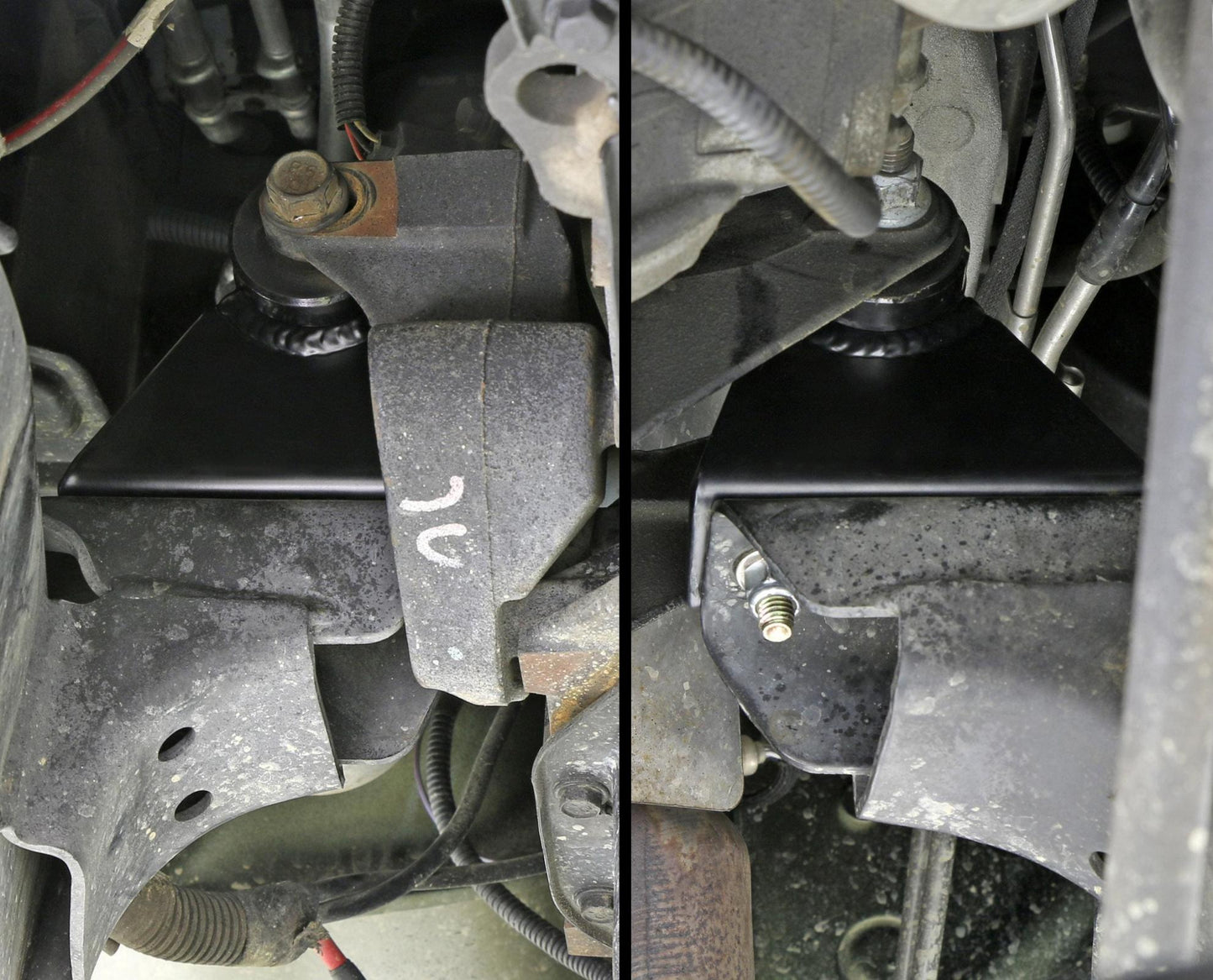 Heavy Duty Motor Mount Kit 87-06 Wrangler YJ TJ/LJ Includes Hardware RockJock 4x4-3