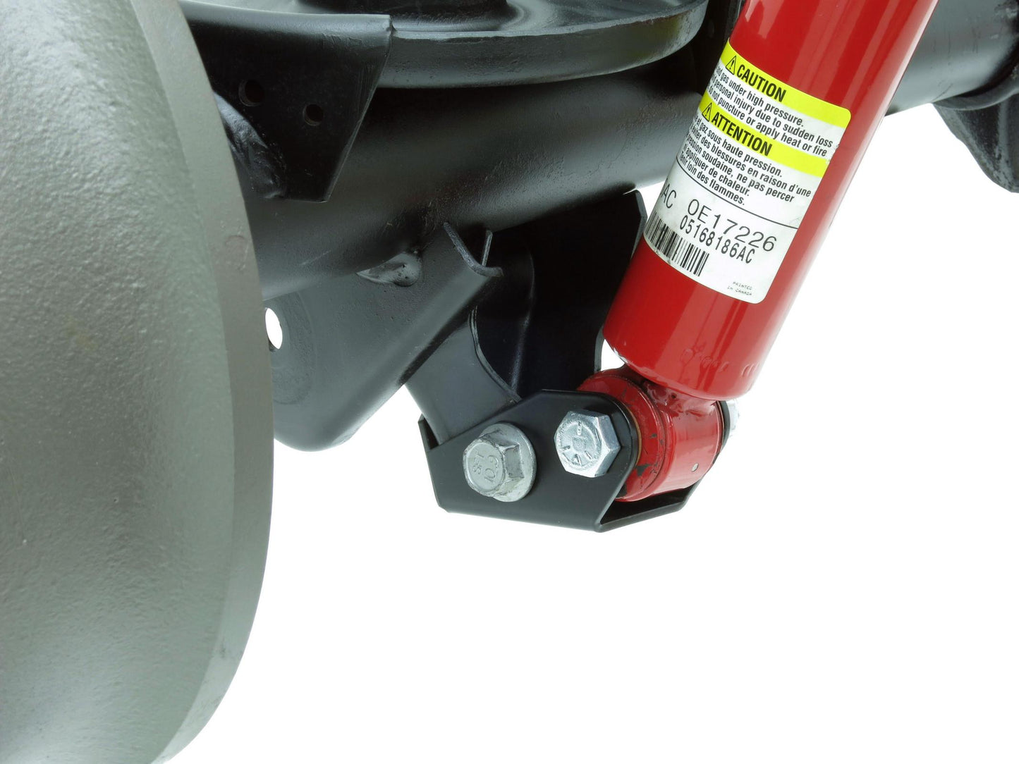 Shock Mount Extensions 97-06 Wrangler TJ and LJ Unlimited Rear Lower Includes Hardware Pair RockJock 4x4-1