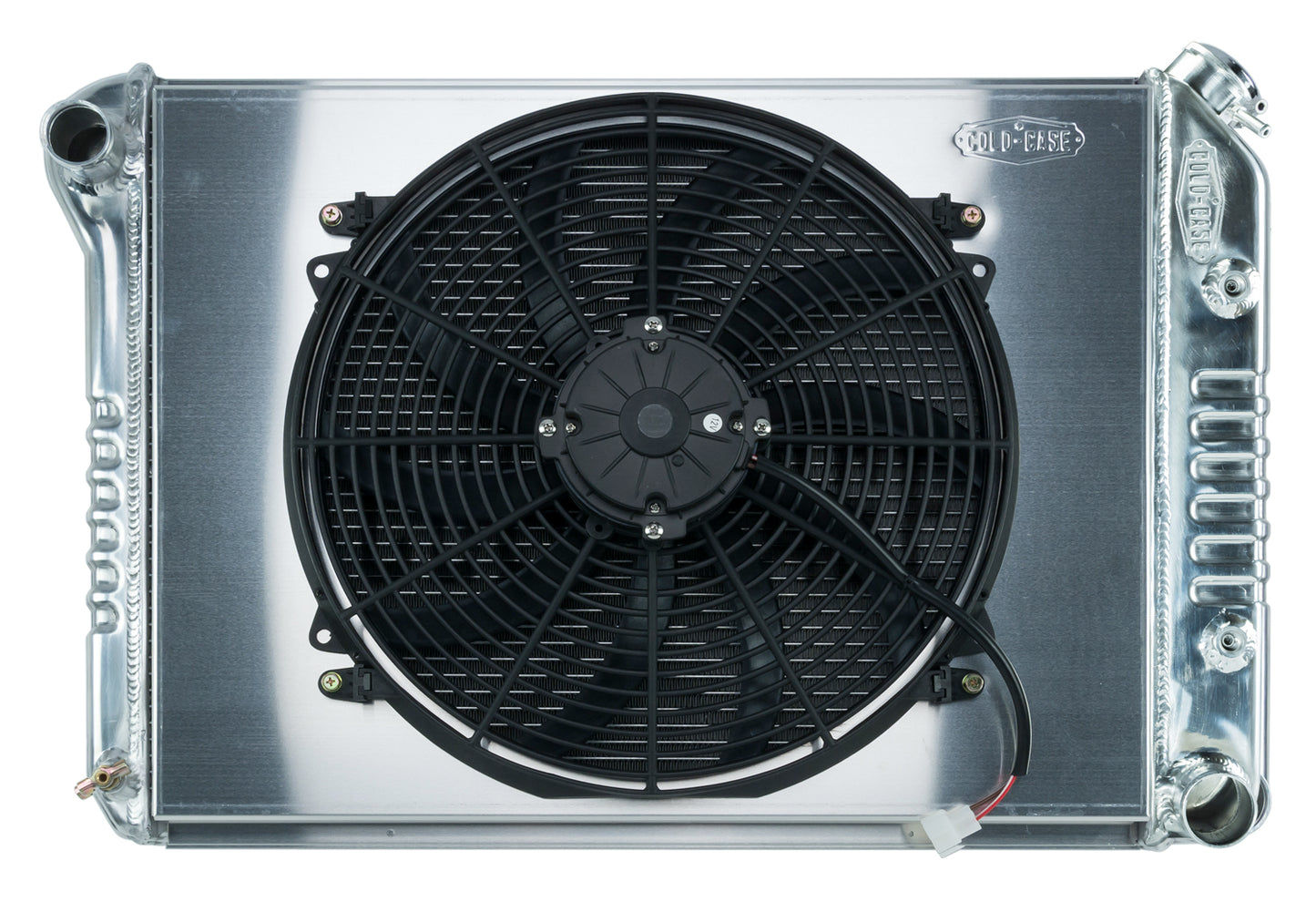 68-79 Nova BB Aluminum Performance Radiator And 16 Inch Fan Kit AT Cold Case Radiators