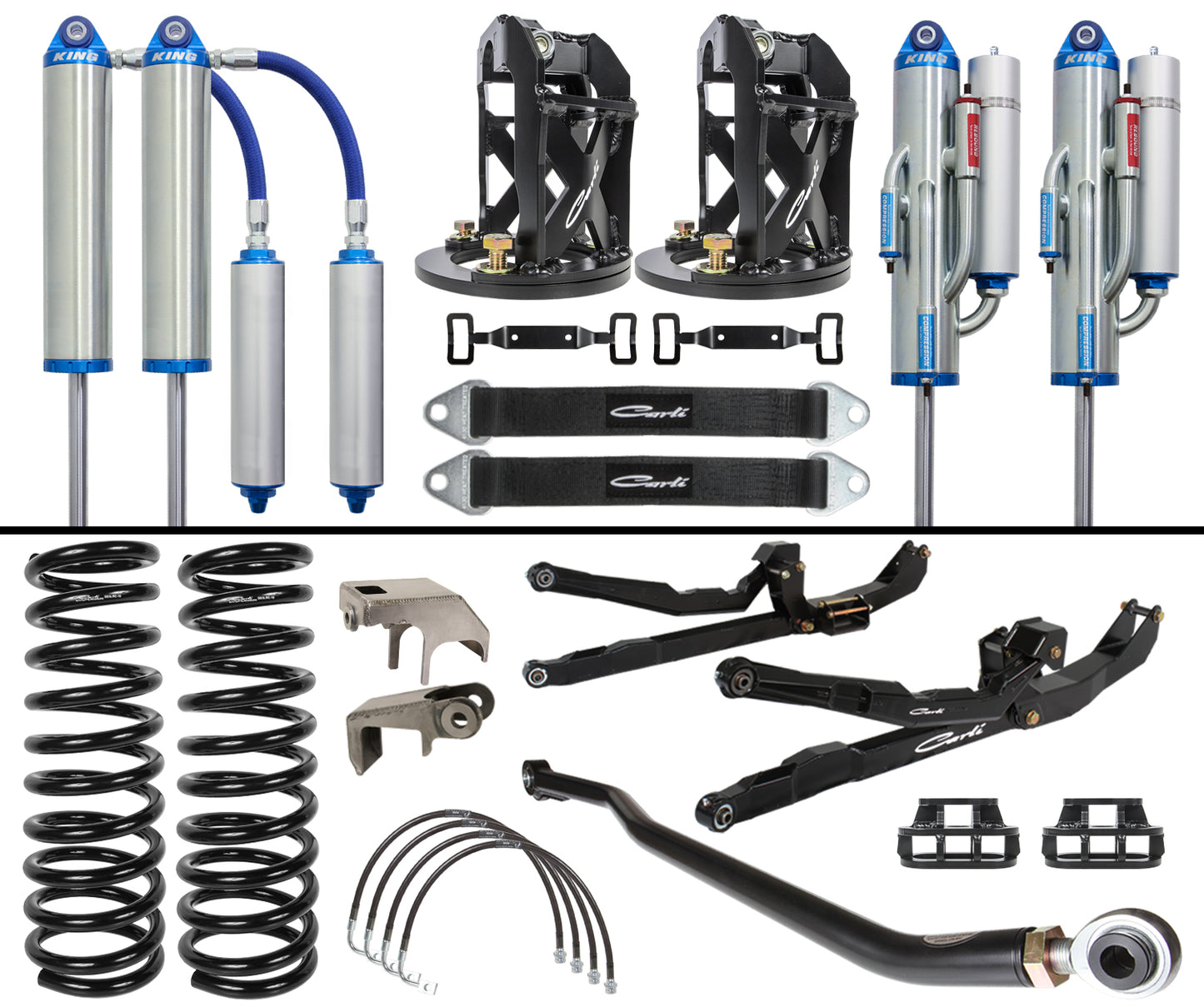 Unchained 3.5 System Base 3 Lift 03-09 RAM 2500/3500 Diesel Long Arm Carli Suspension